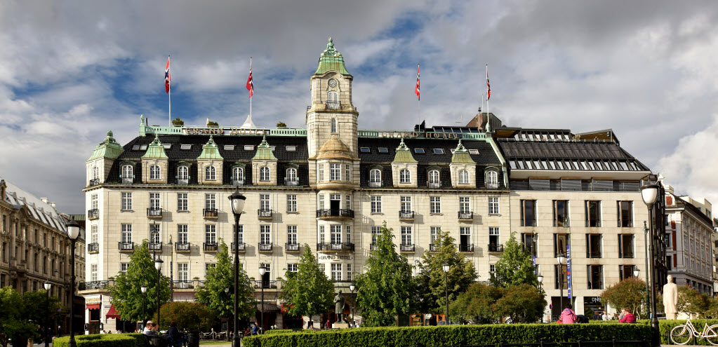 Fasade Grand Hotel Oslo